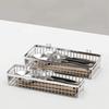 Rust Proof Hanging Cutlery Holder Stainless Steel Cutlery Drainer Rack  Kitchen Use