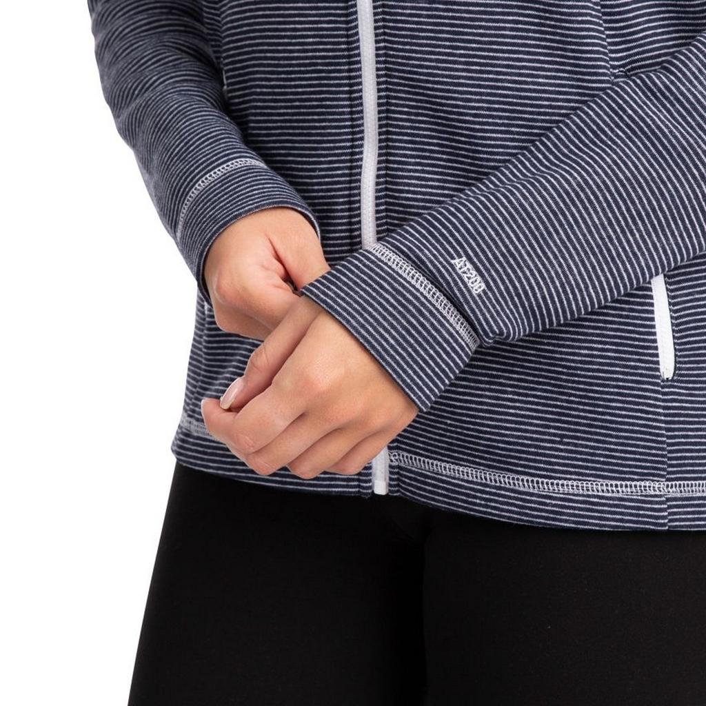 Womens/Ladies Rootless Stripe Marl AT200 Fleece Jacket