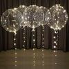 LED Luminous Bobo Ball Transparent Balloon for Party Decoration