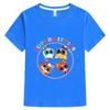 Футболка SuperKitties, короткие топы из 100% хлопка, одежда для мальчиков и девочек y2k, цельная повседневная детская одежда в стиле аниме, летняя детская одежда