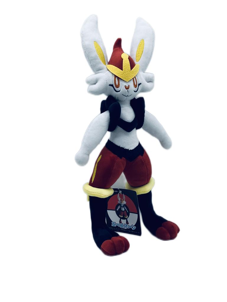 PKM Cinderace Plush Doll Toys Sword&shield Soft Stuffed Plush Toys For Kids