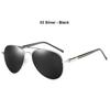 Luxury Men's Polarized Aviation Sunglasses Driving Sun Glasses For Men Women Vintage Black Pilot Photochromic Sunglasses UV400