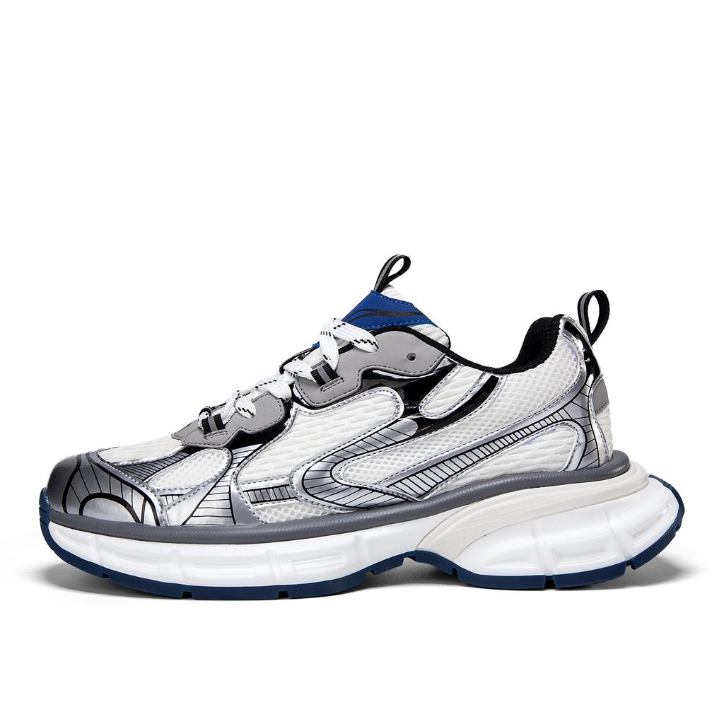 Men Sneakers Breathable Running Shoes Basketball Shoes Shock Absorbing Sole 8309