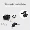 2 Pieces Stainless Steel Office Drawer Lock Cam Security Lock for Computer Desk Drawer with Master Key for Mailbox Lockers Cabinet Wardrobe and Desk