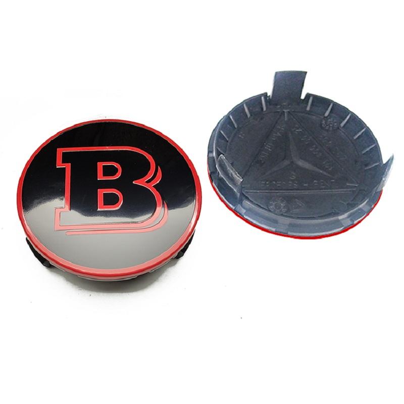 4 шт. 75 мм Эмблема автомобиля с логотипом Brabus Колпак центра ступицы колеса Аксессуары Для Mercedes Benz AMG Apple W204 GLA GLC CLA W205 W203 W206