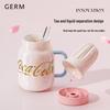 Germ Ceramic Infuser Tea Mug with Straw