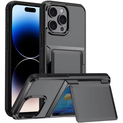 Для iPhone 16 Pro Max 15 14 Plus 13 12 11 Pro Max чехол-кошелек со скрытым держателем для карт прочный защитный чехол для телефона