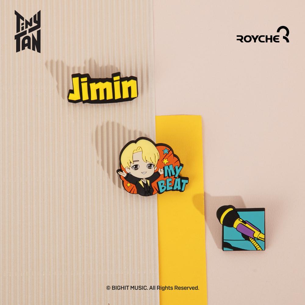 BTS (Бантан Бойз) Резиновая булавка с маслом TinyTAN, официальный, оригинальный, аутентичный, K-POP, айдол