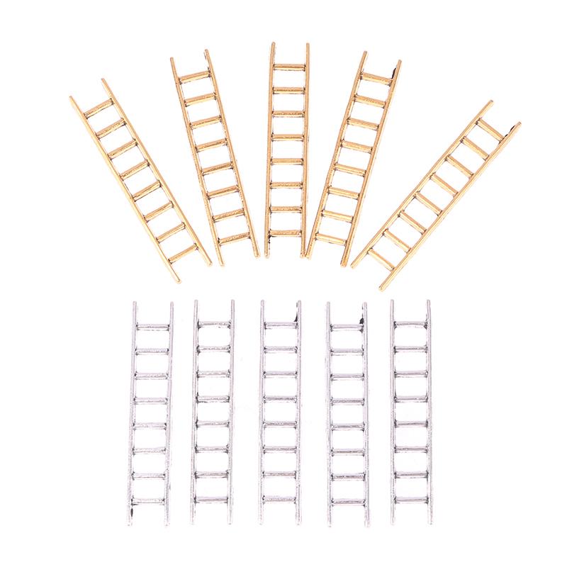 5шт кукольный домик миниатюрная мебель металлическая лестница лестница украшение дома