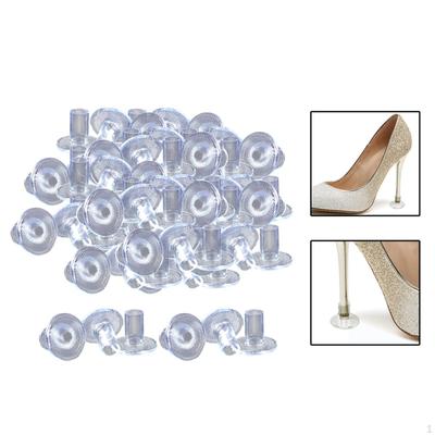 50 пар защитных колпачков для высоких каблуков, прозрачные колпачки для подружек невесты, мероприятий на открытом воздухе