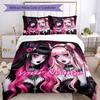 3pcs Custom Name Gothic Twins Fantasy Art Bedding Set Printed Bedding Set Duvet Cover Closure Includes 1 Duvet Cover & 2 Pillowcases Bedroom Decor