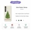 For Samsung Galaxy S25+ Case Christmas Tree Pattern Printing Straight Edge TPU Phone Back Cover