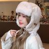 Thick Bomber Hat Warm Ushanka Fur Hat Outdoors Winter Cap  for Men Women