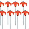 8 Pieces Tent Stakes Camping Nails Ground Anchors Stable Pegs Screw for Picnic