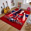 Haaland Design Area Rug Personalized Name- Non-Slip, Soft & Cozy Floor Mat for Living Room, Office - Indoor/Outdoor Carpet