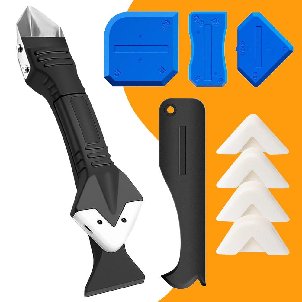 Многофункциональный скребок, комплект съемников, инструменты, аппликатор, силиконовый скребок, чистка стекол, шпатель для удаления герметика, затирки стекла