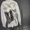 Женская стильная повседневная рубашка корейского кроя slim fit с круглым вырезом, Осень/Зима 2025