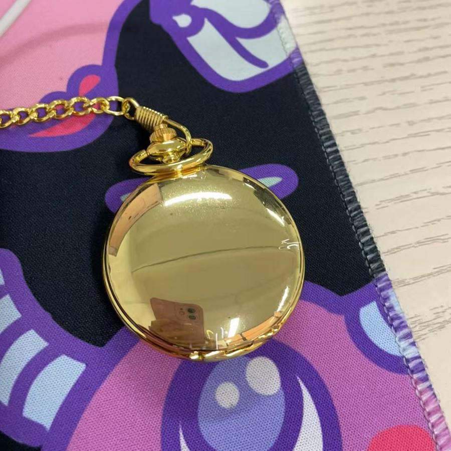 Карманные часы из вольфрамовой стали в антикварном стиле с арабскими цифрами, полированный откидной дизайн, доступны в 4 цветах