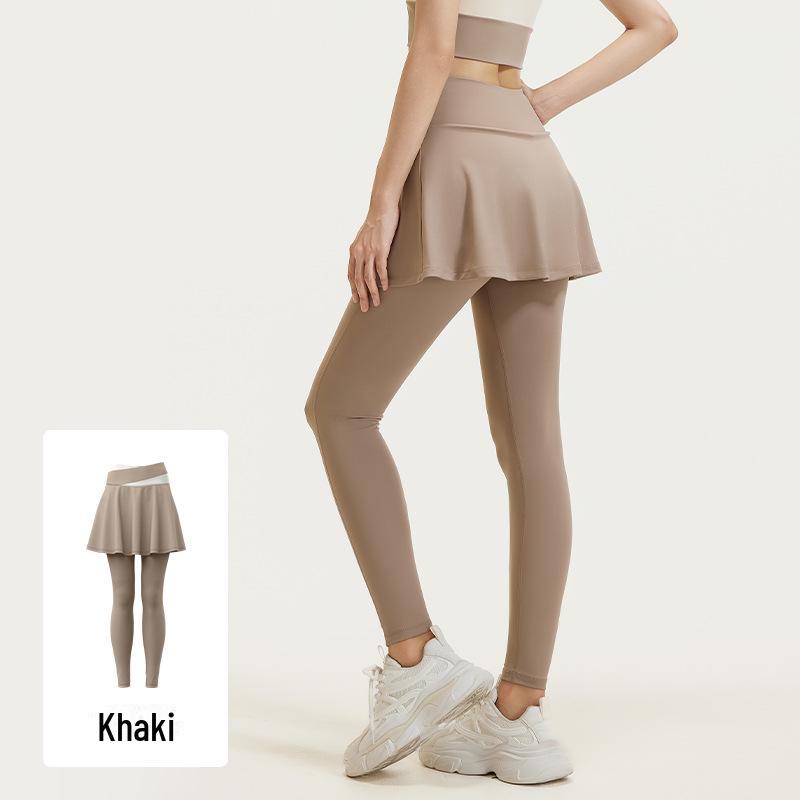 Юбка-леггинсы с высокой талией и цветными блоками Juyitang для женщин