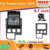 9.7" Vertical Style Tesla Screen Android Car Radio For TOYOTA HIACE 2019-2021 GPS Navigation Multimedia Player Carplay