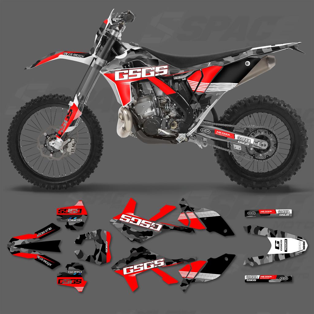 SPACE Custom Motorcycle Graphics Background Decal for GASGAS 2012 2013 2014 2015 2016 2017 EC Decals Stickers Kits 009