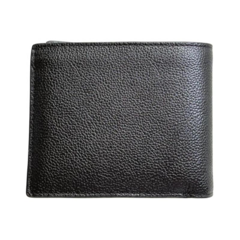 Coach Кошелек 3 в 1 11 Восемь слотов для кредитных карт Гладкая телячья кожа Кошелек Мужской Черный