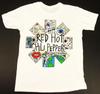 Red Hot Chili Peppers Энтони Кидис Сделай сам Тур Белая Хлопковая S-234XL Футболка F119 Унисекс Футболка