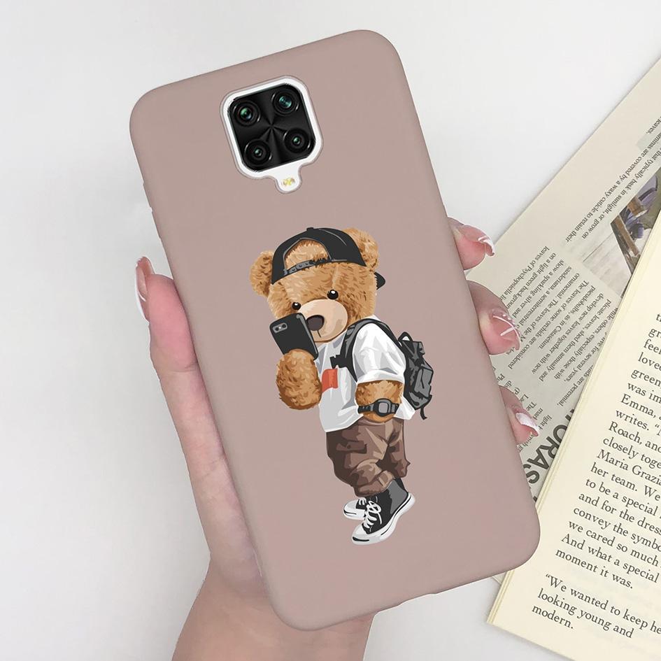 Чехол для телефона Xiaomi Redmi Note 9 Pro Max Милый матовый узор Силиконовая задняя крышка Чехол для Redmi Note 9Pro 9S 9 S Fundas Coques