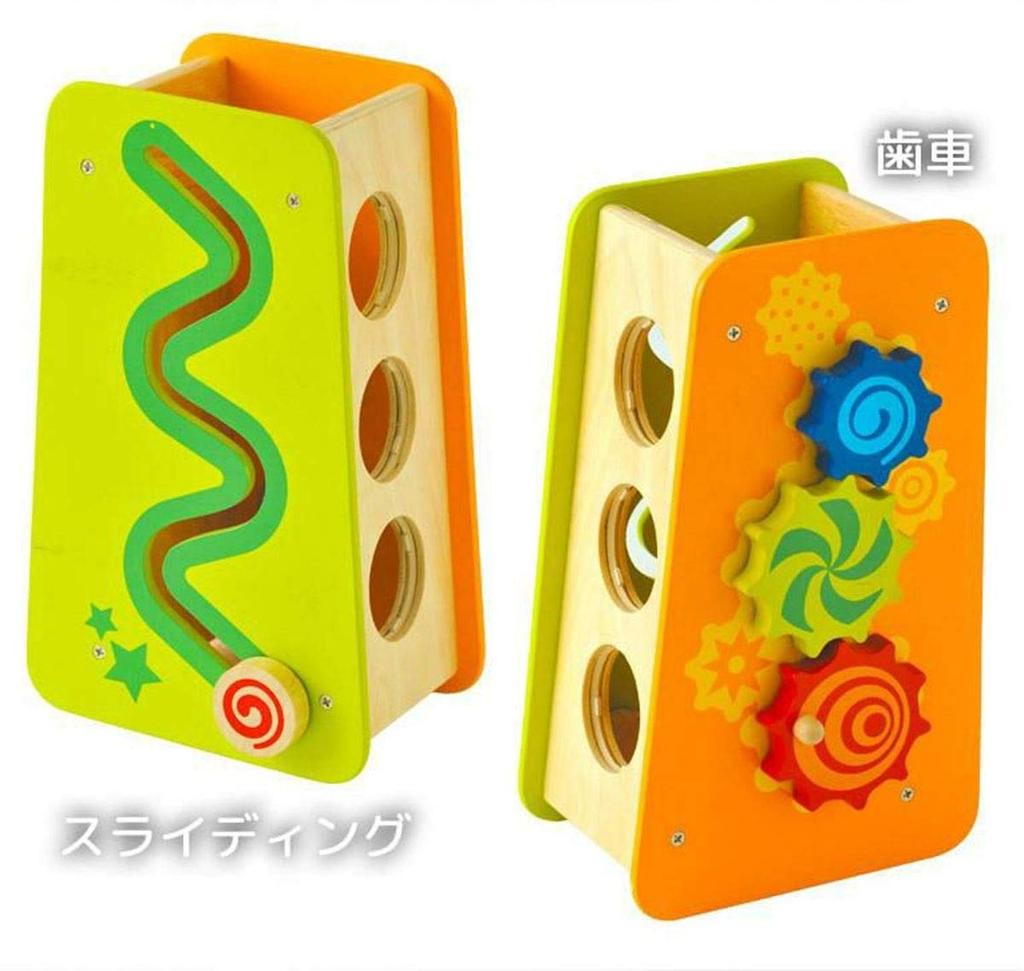 Edutē I'm Toy Busy Bench & Tower, Educational Wooden Toy with Musical Instrument and Hammer Toy, Sound-making Toy, Birthday Gift for 1-2 Year Olds