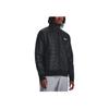 Under Armour Мужская куртка с молнией и воротником-стойкой Launch Solid Черная 1380868-001