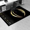 Golden Football Chair Mat Office Carpet for Home Decor, Sofa Rug, Large Size Gift Suitable for Bedroom, Living Room & Various Rooms