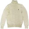 Polo FW25 Cotton Logo Embroidered High Neck Long Sleeve Knit Sweater Men Sweater 710857915-008