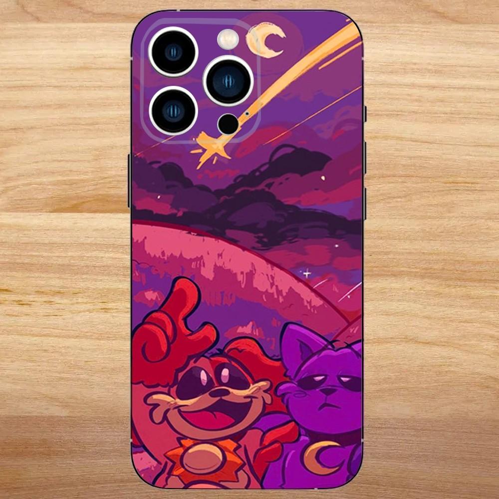 Catnap and Dogday Phone Case For iPhone 16,15,14,13,12,11,Mini,Pro,SE,MAX White Matte Shockproof Cover