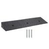 Portable Curb Ramp Heavy Duty Rubber Threshold Ramp Car Slope Step Pad for Doorway Sidewalk Loading Dock 100x25x10cm