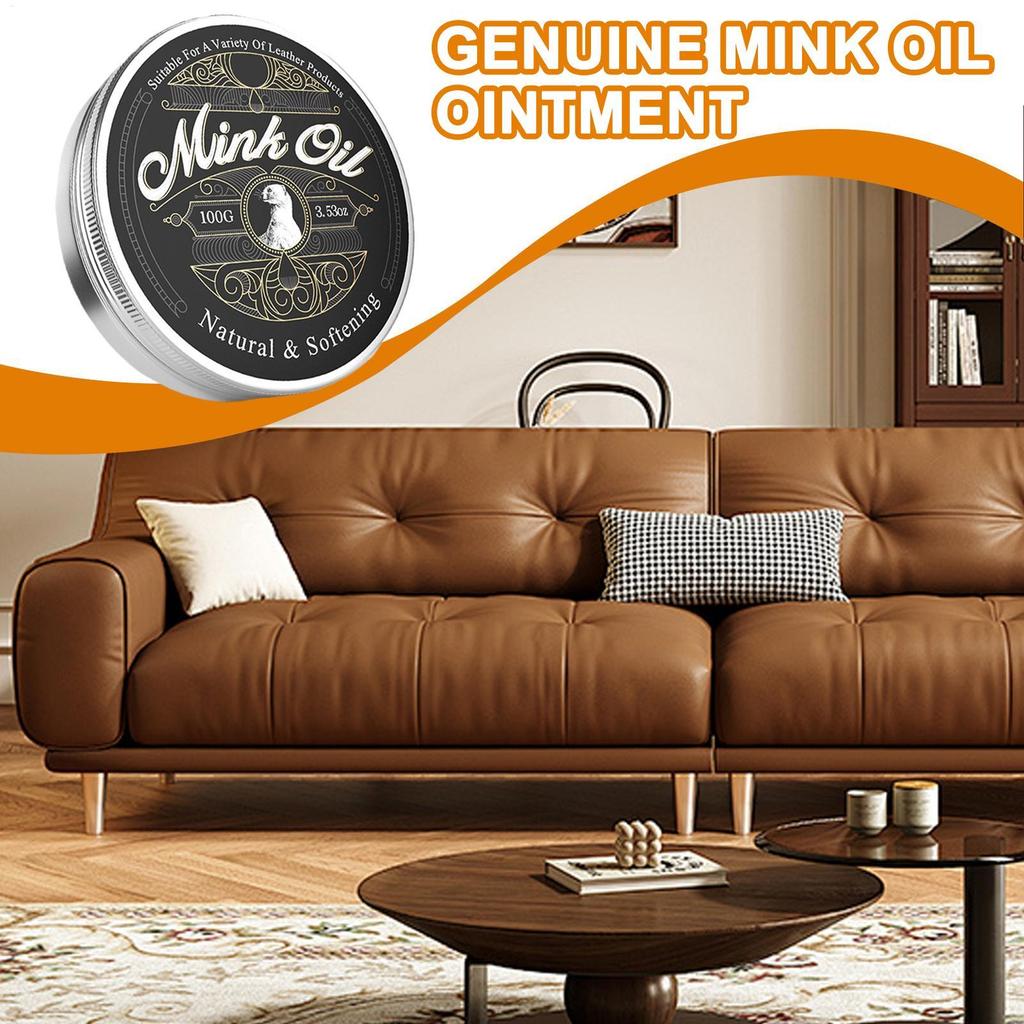 Норковое Масло Для Кожаных Сапог Уход За Кожей Очиститель Кондиционер 100г Полностью Натуральная Паста Смягчает И Восстанавливает Для Сапог Обуви Одежды
