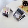 Прозрачный жесткий чехол для телефона с милой мультяшной собакой для Samsung Galaxy Z Flip 3 5g, задняя крышка