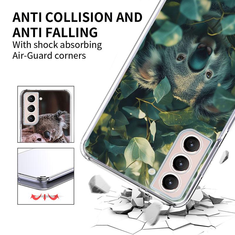 Коалы - Хорошие Манеры Чехол для Телефона для Samsung A16 A17 A26 A36 A56 A57 A55 A54 A37 A15 A25 A35 A14 A24 A34 Galaxy Note 20 10 A07