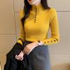 Pure Color Turtlenecks Shirt Knitted Sweater Women Spring Slim Knitwear Tops Casual Long Sleeve Pullover Female