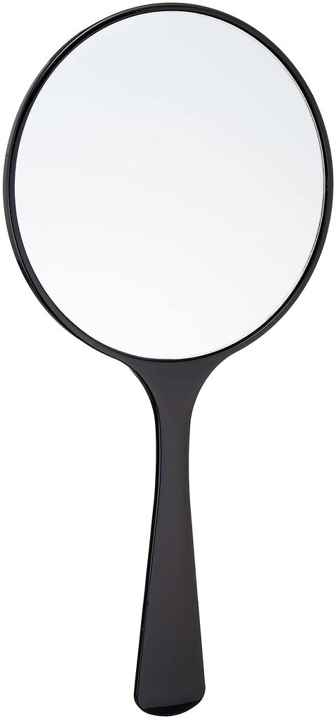 Mitani Yamanaka Lacquerware (Mitani) Yamanaka Lacquerware "Flower Path" Hand Mirror, Black, M15393-4