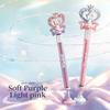 Summer Magic Fairy Wand Water Gun Shiny Glowing Outdoor Water Play Toy Children's Birthday Gift Pull-Out Water Cannon Battle