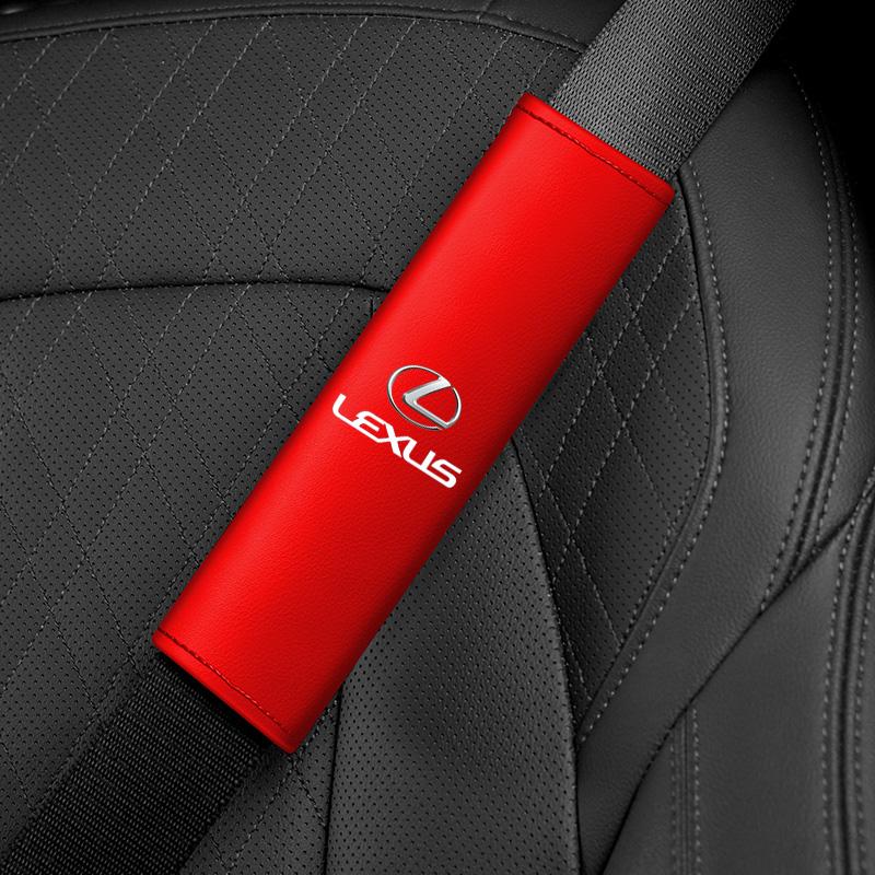 2 шт. Накладка на ремень безопасности автомобиля Автомобильная накладка на плечо Аксессуары для интерьера Для Lexus F SPORT RX300 IS200 IS250 ES350 Ct200h UX250h NX300h