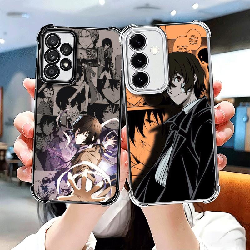Чехол для телефона с покрытием Bungo Stray Dogs для Samsung A17 A07 A37 A57 A16 A56 A15 A55 A14 A54 A13 A53 A26 A36 A25 A35 A24 A34 A2