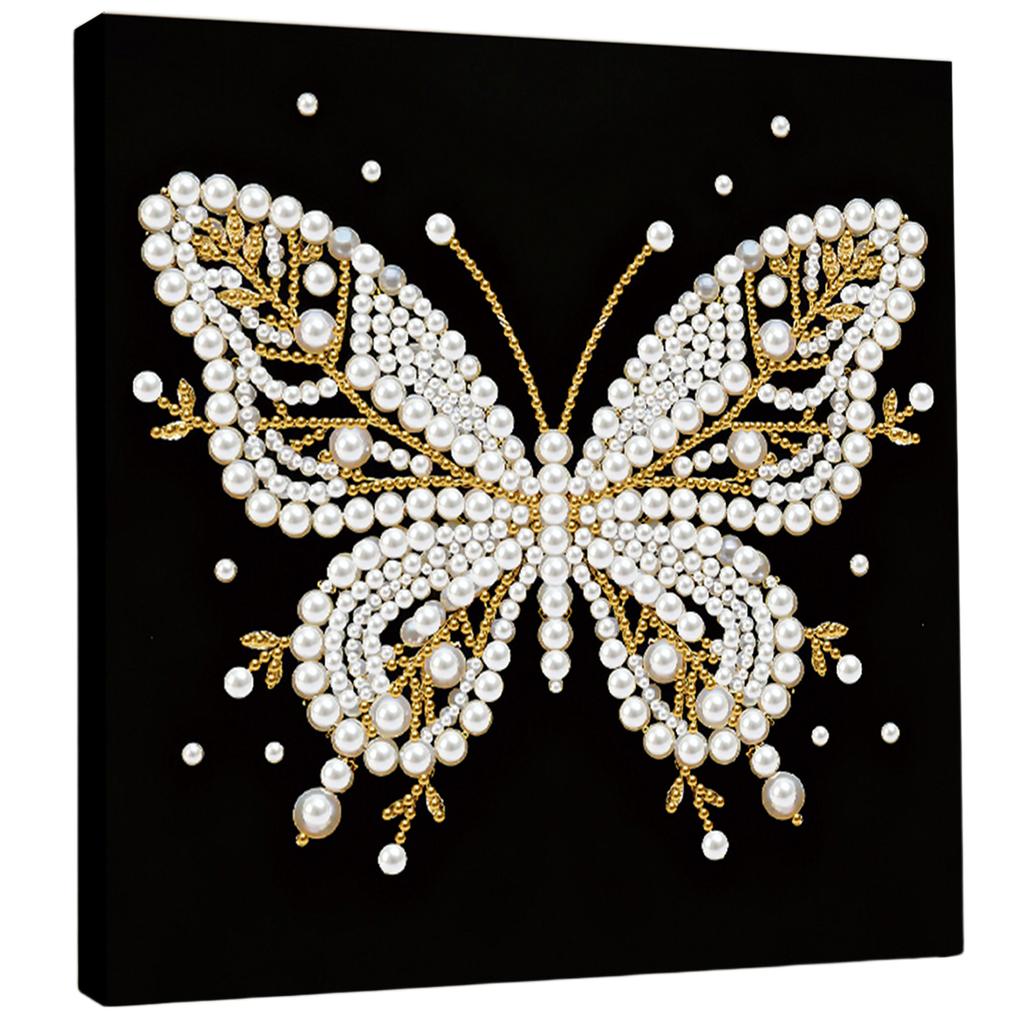 DIY Pearl Diamond Painting Gem Art for Home Wall Decor Diamond Dots Paintings Picture Arts Craft 25x25cm With Frame