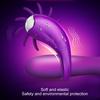 Wtoyu Vibrating Penis Ring Tongue Licking Vibrator for Couple Clitoris Stimulator Cock Ring Adult