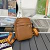 Корейский стиль мужские сумки-мессенджеры квадратная простая сумка для телефона повседневная ПУ сумка через плечо дорожная