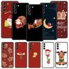 Рождественский чехол для телефона Санта-Клауса для Samsung Galaxy S24 S23 S22 S20 Ultra S21 FE 5G S10 S9 Plus S10E Мягкий силиконовый чехол