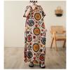 DIMANAF Women 2024 Plus Size Spring Summer Oversize Style Dress Beach Elegant Floral Long Dress Oversize Basic Loose Dress Plus Size