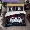 West Ham United Football 3 Piece Bedding Set Soft Duvet Cover Set with Pillowcases Printed Bedroom Decor Set for Home