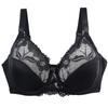 D E F Cup Plus Size Lace Bra for Women Sexy Lingerie Push Up Top Bralette Female Underwear
