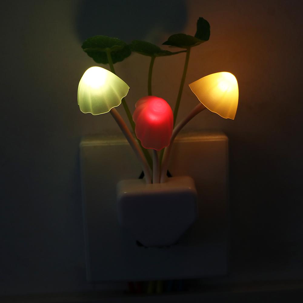 Dream Lights Decoration Control Bed Romantic Colorful Mushroom Light LED Lamp Sensor Control